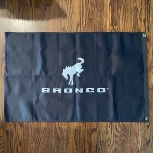 Ford Bronco Flag Banner